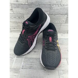 ASICS GT 1000 Womens Running Shoes Black  8.5 Athletic Training Comfort Sneakers
